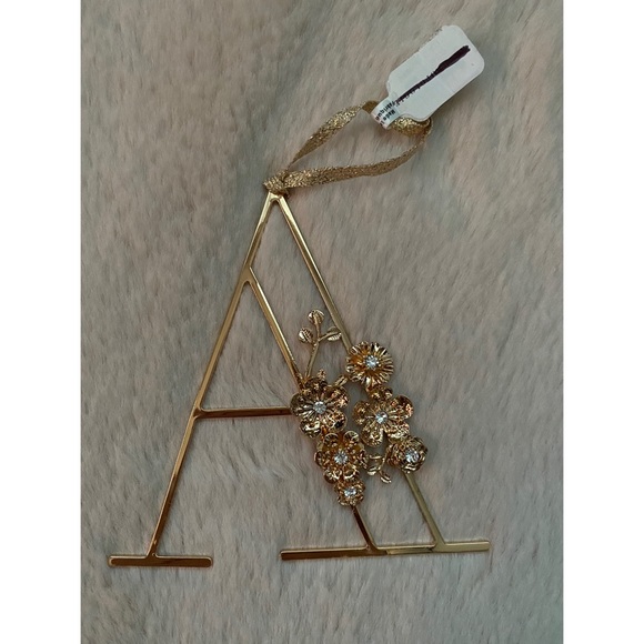 Anthropologie Floral Monogram Ornament - Picture 16 of 16